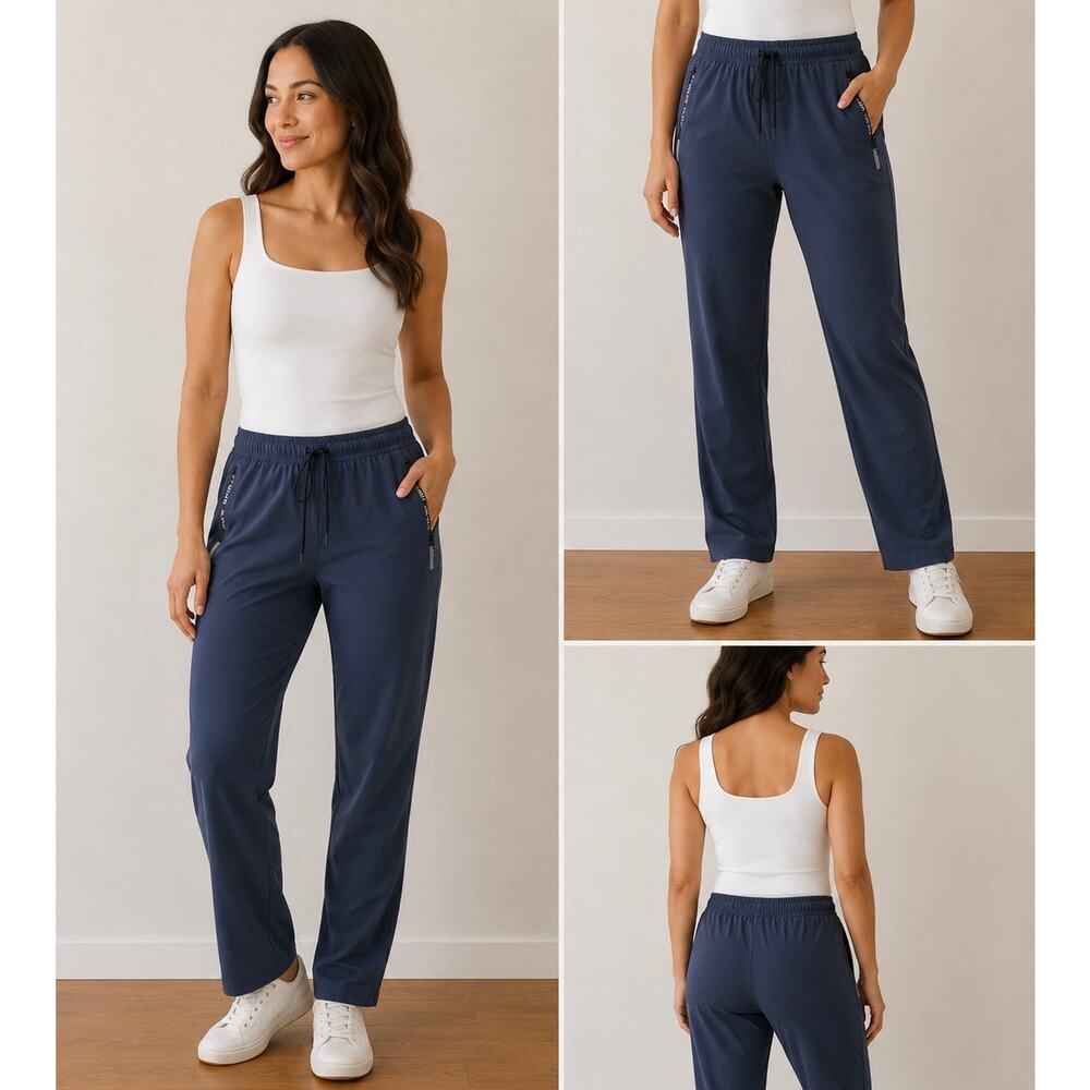 Stretch Active Pants Joggers Womens Lightweight XL 12 Hiking Athletic Lounge